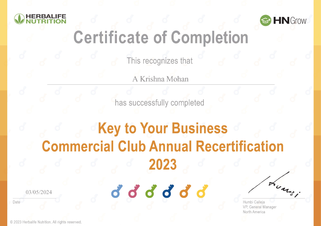 Club Recertification