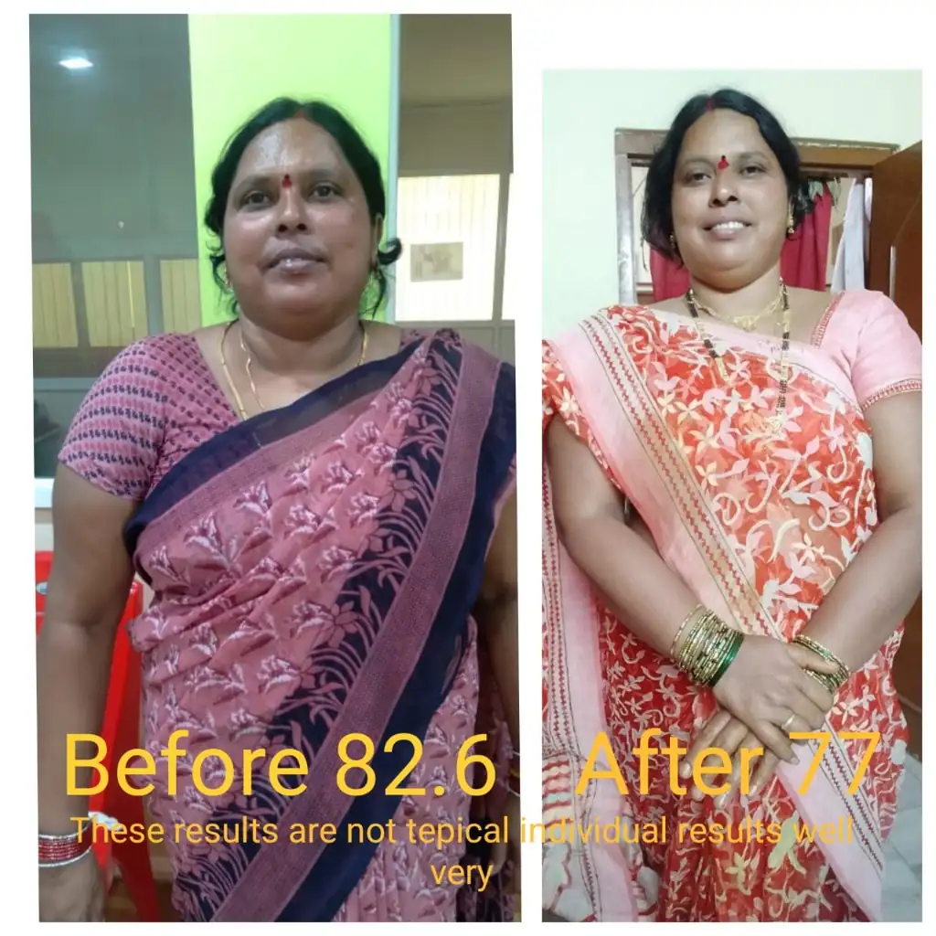 Healthy body recomposition transformation